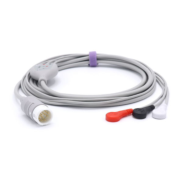 兼容FLP-PH12P一体化3导心电VM4/6/8/MP20/30/40/50/CM10