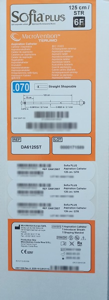 美科微先MicroVention远端通路导管Sofia导管DA6125ST