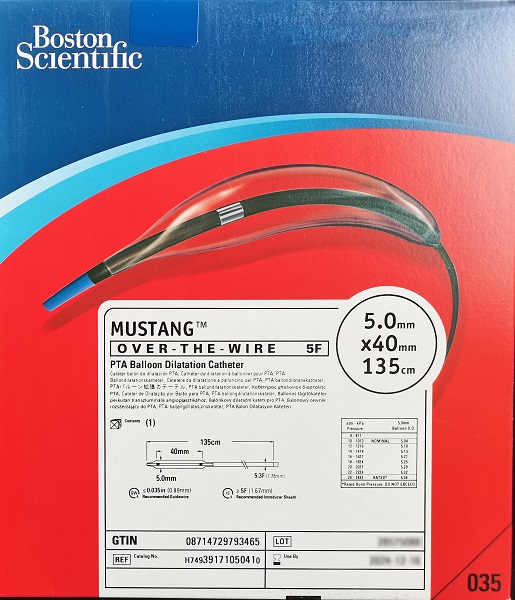 波士顿科学/波科PTA球囊扩张导管Mustang球囊H74939171050410