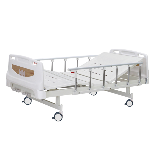 手动双摇病床