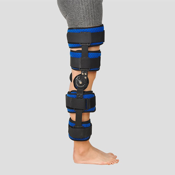 可调膝关节固定支具 双侧支条膝关节支具