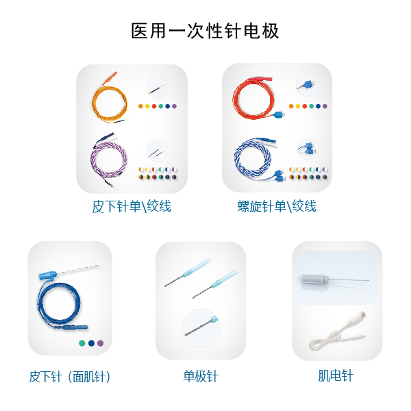 医用一次性针电极-耗材/肉毒素针/同芯针/术中皮下针/术中肌电针/术中螺旋针/单极针/肌电图耗材