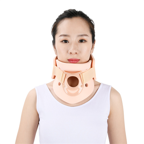 康隆达高分子颈托圆孔款可调节颈椎固定器 医用科室儿童成人颈部康复手术矫正器 护颈固定支具