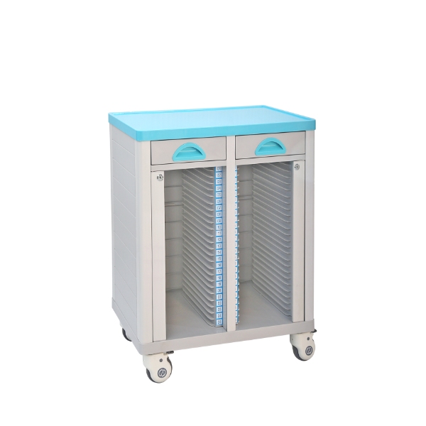 病历夹车-50格病历车(格数可定做)