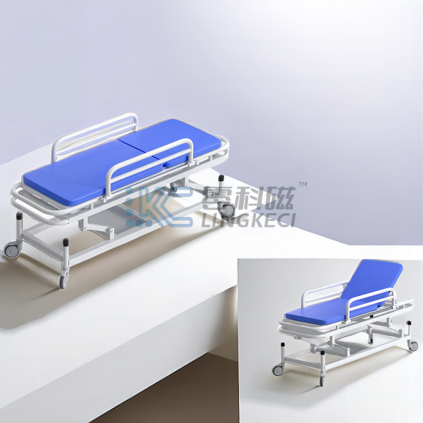 零磁科技无磁移动推车,无磁转运床,无磁转运车,无磁担架车,MRI防磁床