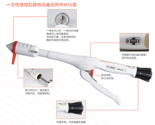 一次性使用肛肠吻合器及附件/PPH吻合器/痔疮吻合器