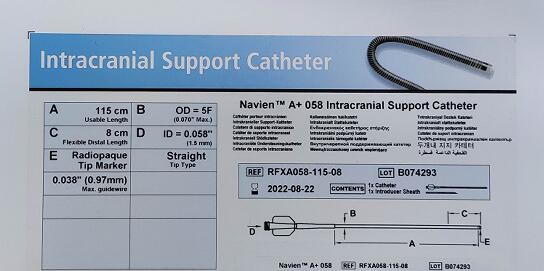 柯惠Ev3/颅内支撑导管/Navien/RFX072-115-08MP/RFXA072-155-08