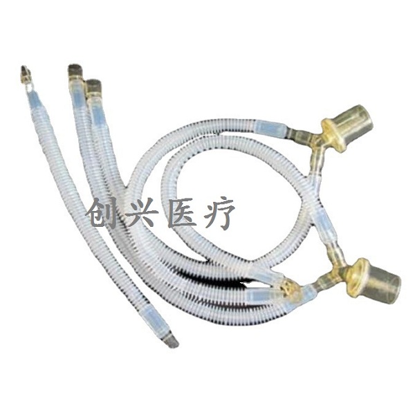 台湾彦大麻醉机呼吸机用呼吸管路组 呼吸回路 呼吸导管 硅胶回路 集水杯湿化器螺纹管路转换接头