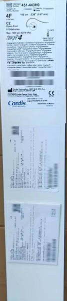 强生Cordis康蒂思 tempo造影导管 451-443H0