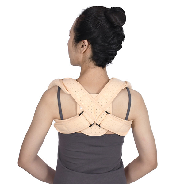康隆达可调节锁骨骨折固定带 肩胛骨损伤8字绑带 成人儿童含胸驼背矫正带