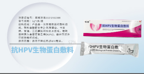 抗HPV生物蛋白敷料