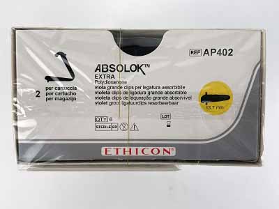 美国强生 ETHICON结扎钉夹 结扎钉AP402