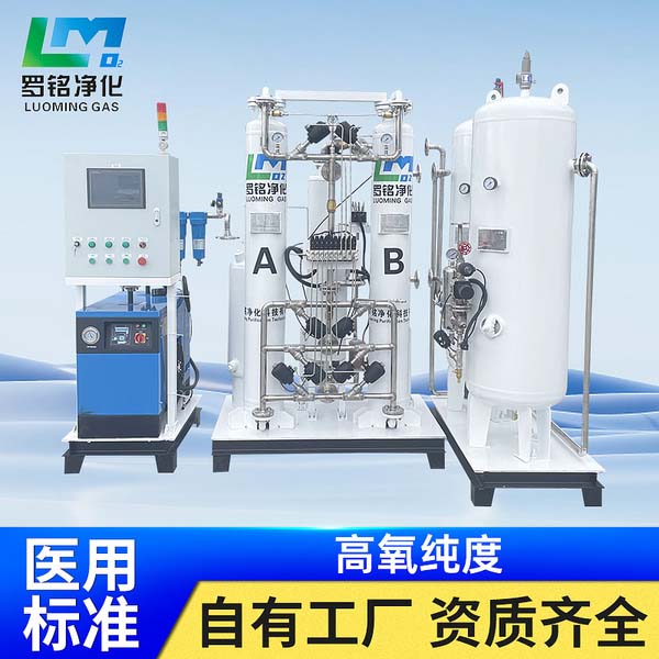 3立方医用分子筛制氧机罗铭净化医院中心供氧设备诊所供氧系统