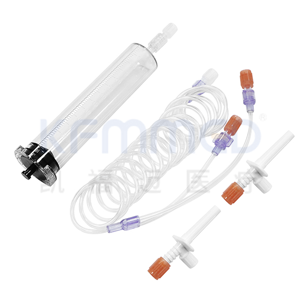一次性使用高压造影注射器S40302两针筒MRI核磁共振高压注射泵双针筒适用德国 MEDTRON M