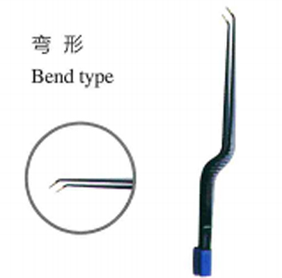 弯形一次性使用不粘双极电凝镊