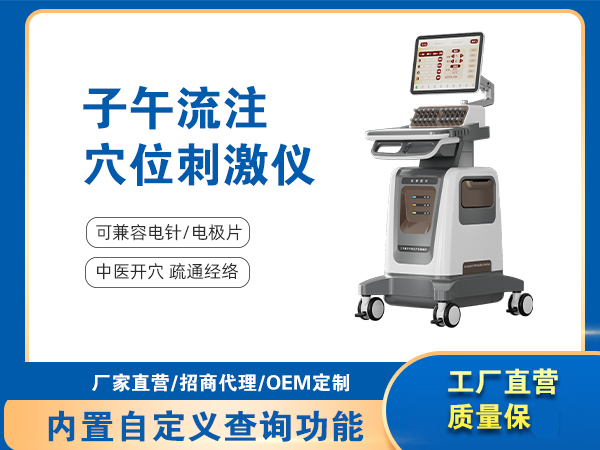 工厂供货子午流注穴位刺激仪兼容电针电极片20通道设计乐邦新品